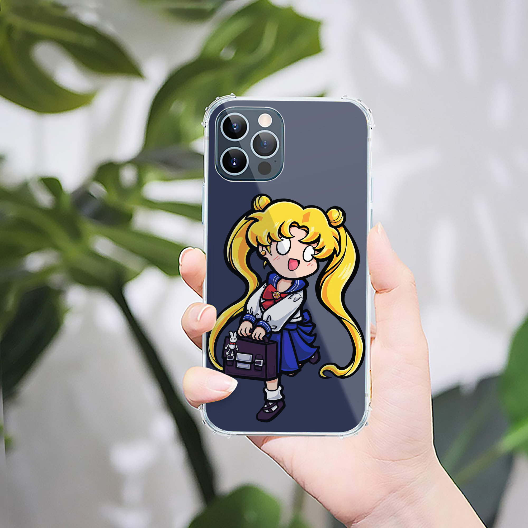 （画像用） 美少女戦士セーラームーン 愛野 美奈子 あいの みなこ Sailor Moon Aino Minako 【iPhone 12シリーズ対応】透明スマホケース（クリアソフトケース）